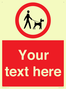 Custom Road regulatory dogs on leads